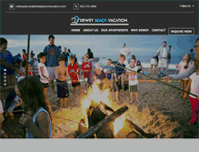 Tablet Screenshot of deweybeachvacation.com